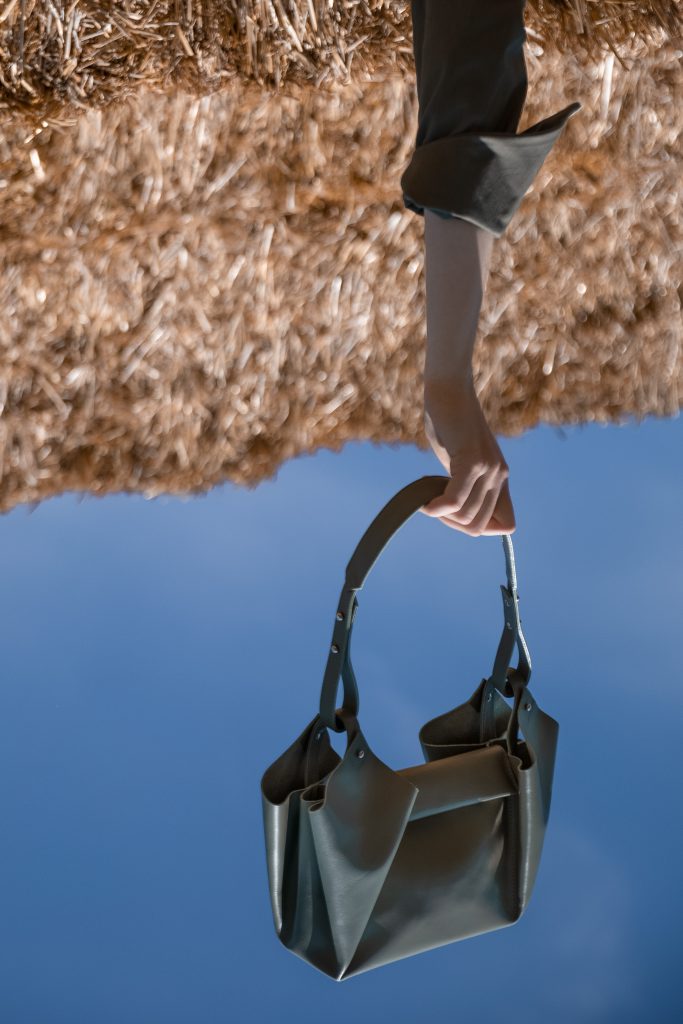 upside down bag by eva blut, corolla small, creative photpgraphy concept
